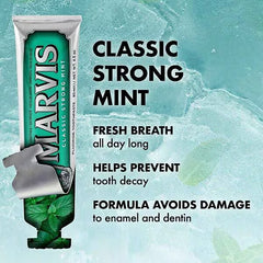 Marvis Classic Mint Toothpaste 85 ml