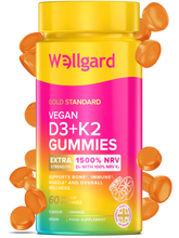 Wellgard Vegan Vitamin D3 and K2 Gummies