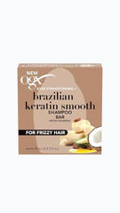 OGX Brazilian Keratin Smooth Shampoo Bar For Frizzy Hair 4 x 80g