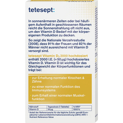 tetesept Vitamin D3 2000 High-Dose