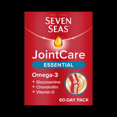 Seven Seas JointCare Essential, With Omega-3, Glucosamine, Chondroitin, Vitamins C and D, Manganese and Zinc, 60-Day Pack