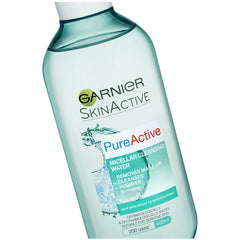 GARNIER PURE ACTIVE MICELLAR WATER FACIAL CLEANSER OILY SKIN 400ML