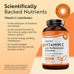 Nutravita Vitamin C 1000mg with Bioflavonoids & Rosehip