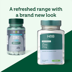 Holland & Barrett Zinc 25mg 120 Tablets