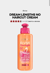 L'Oreal Paris Elvive Dream Lengths No Haircut Cream, Leave-in Conditioner for Long Damaged Hair 200ml