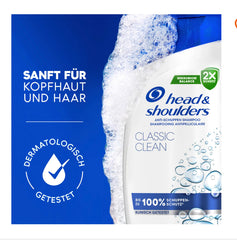head&shoulders Anti Schuppen Shampoo classic clean 300 ml
