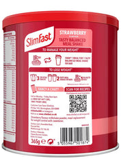 SlimFast Strawberry Flavour Shake - 365g