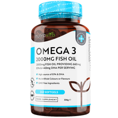 Nutravita Omega 3 2000mg Pure Fish Oil
