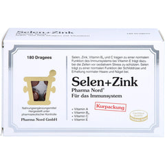 Selen + Zink Pharma Nord Dragees, 150 Tablets