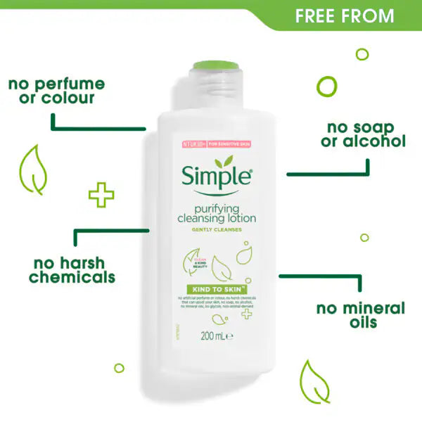 Simple Kind to Skin Purifying Cleansing Lotion 200 ml