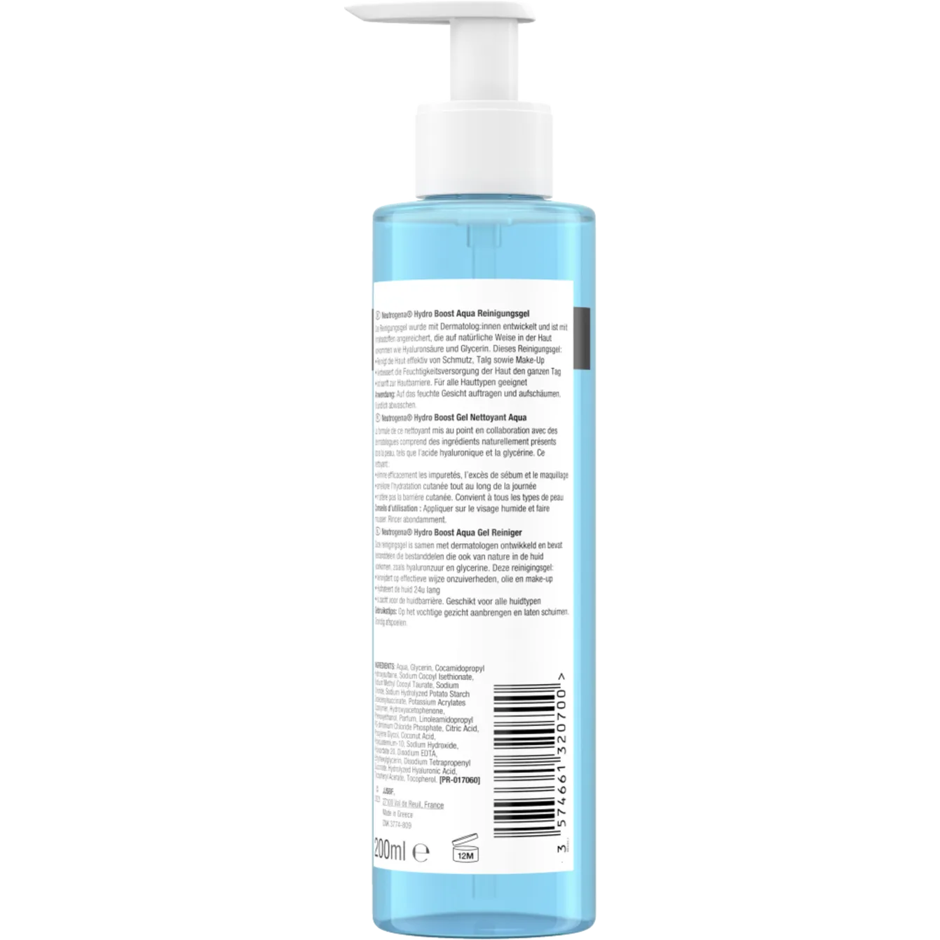 Neutrogena Hydro Boost Aqua Cleansing Gel 200 ml