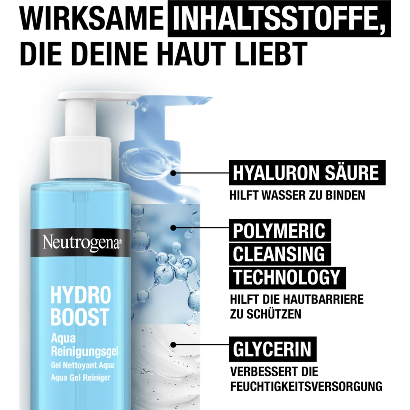 Neutrogena Hydro Boost Aqua Cleansing Gel 200 ml
