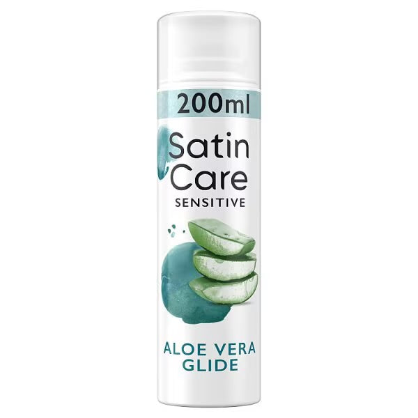 Satin Care Shaving Gel Sensitive Aloe Vera Glide 200ml