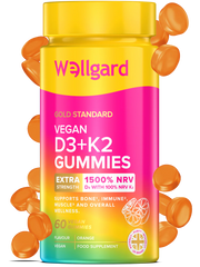 Wellgard Vegan Vitamin D3 and K2 Gummies