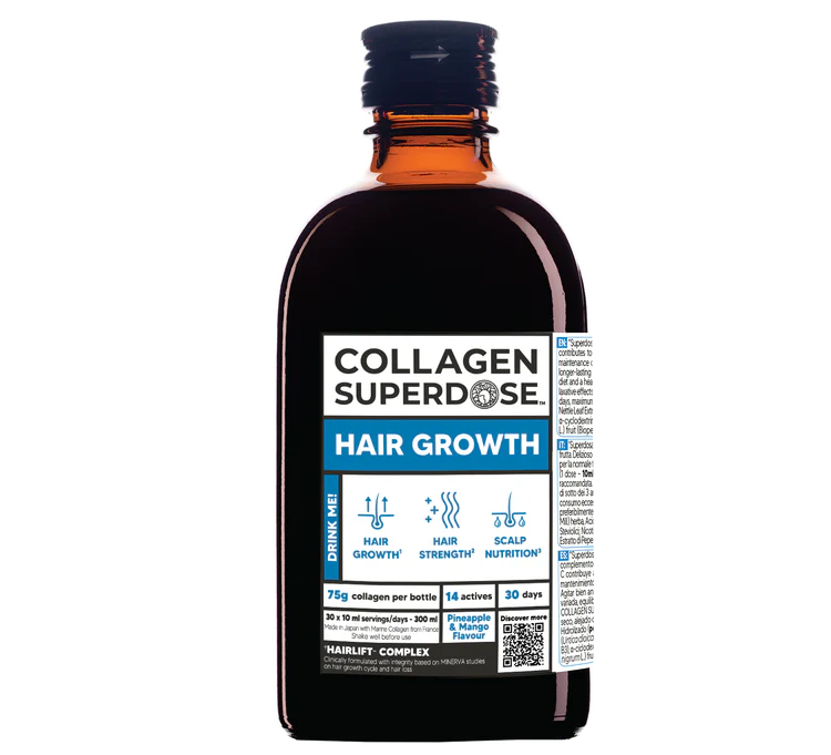 Collagen Superdose Hair Growth Liquid Collagen Supplement 300Ml