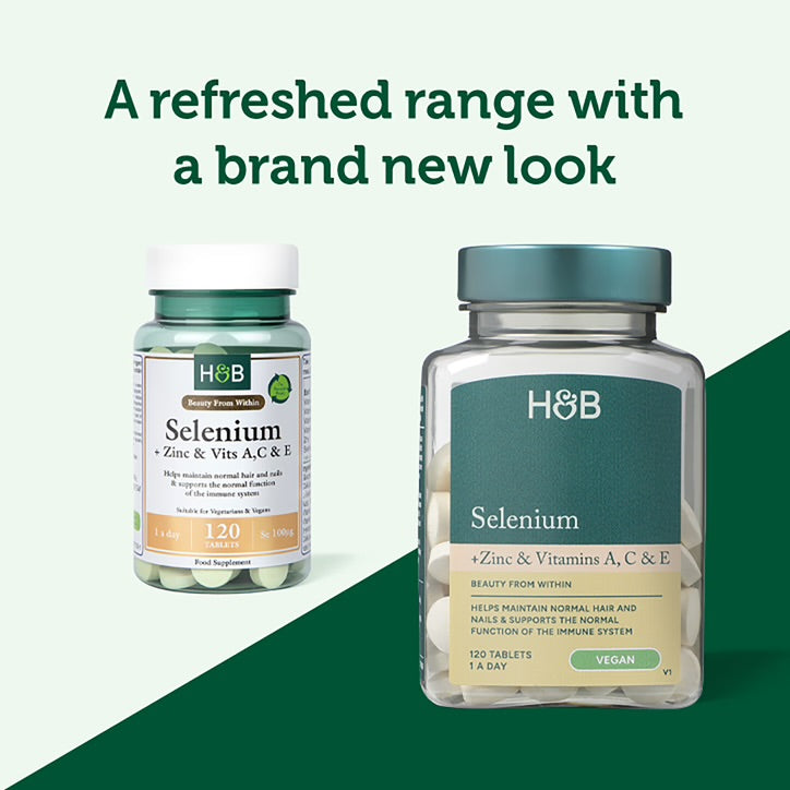 Holland & Barrett Selenium + Zinc & Vits A, C & E 120 Tablets