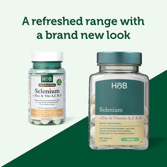 Holland & Barrett Selenium + Zinc & Vits A, C & E 120 Tablets