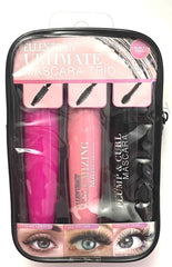 ELLEN TRACY Ultimate Mascara Trio ~ Plump & Curl- Full Volume- ~ All Day Wear