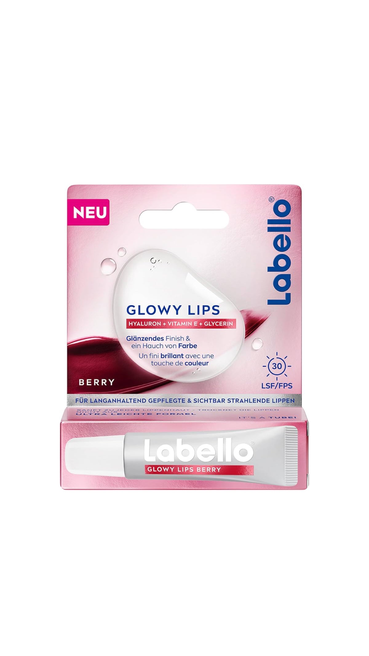 Labello Glowy Lips Berry LSF 30