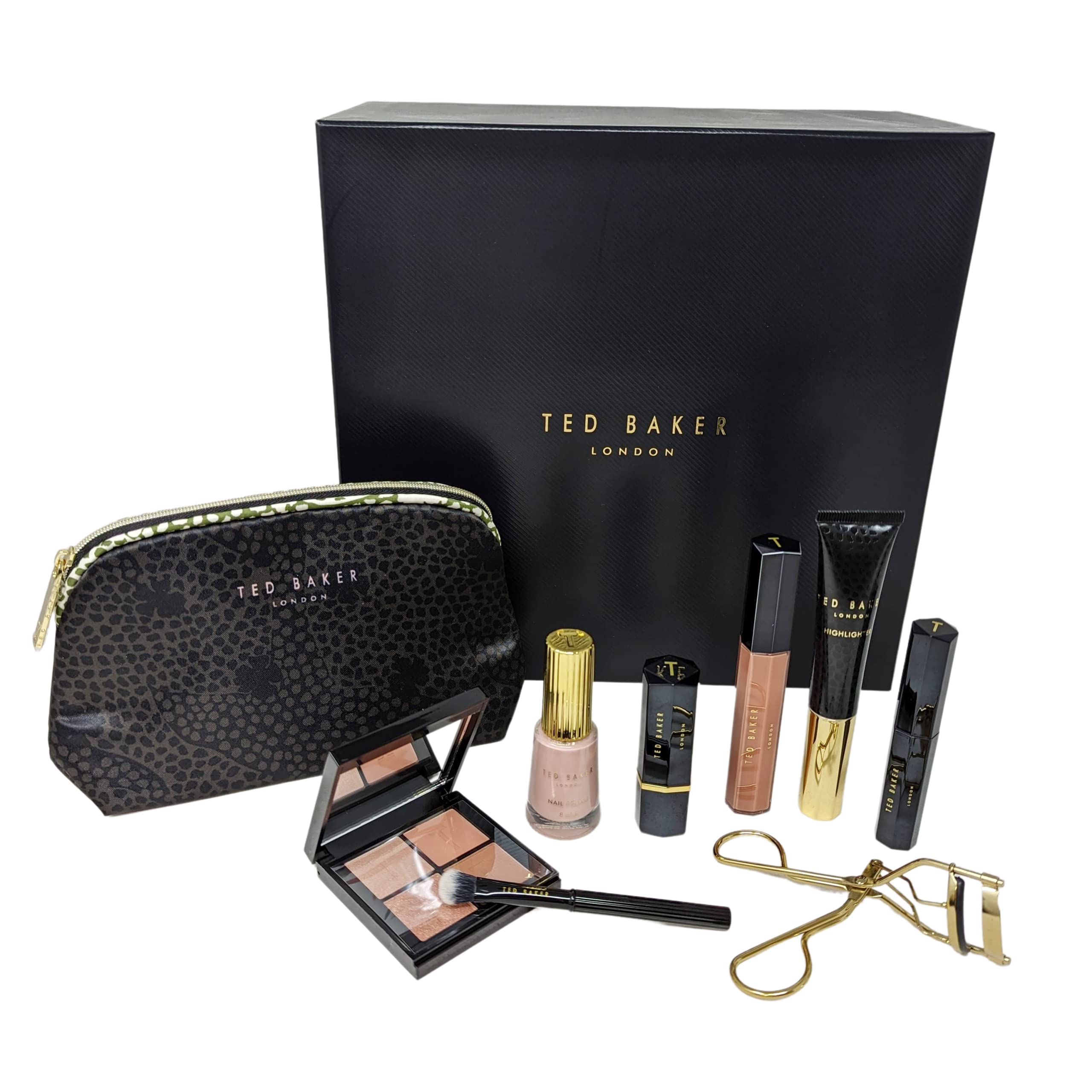 Ted Baker Beauty Makeup Collection - Stylish Cosmetic Gift Set for Her with Topline Thank You Card Perfect Birthday Gift for Women, Christmas Gifts or Your