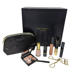 Ted Baker Beauty Makeup Collection - Stylish Cosmetic Gift Set for Her with Topline Thank You Card Perfect Birthday Gift for Women, Christmas Gifts or Your