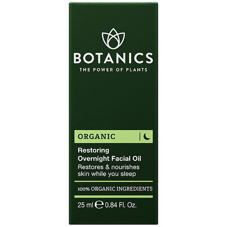 Botanics 100% Organic Restoring Overnight Facial Oil 25ml