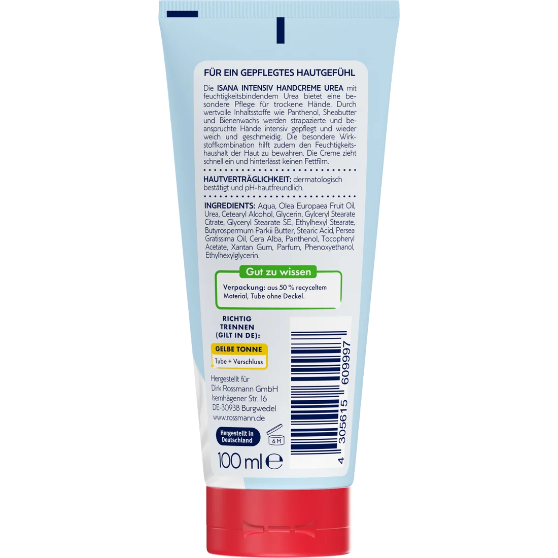 ISANA
reichhaltige Handcreme Urea intensiv