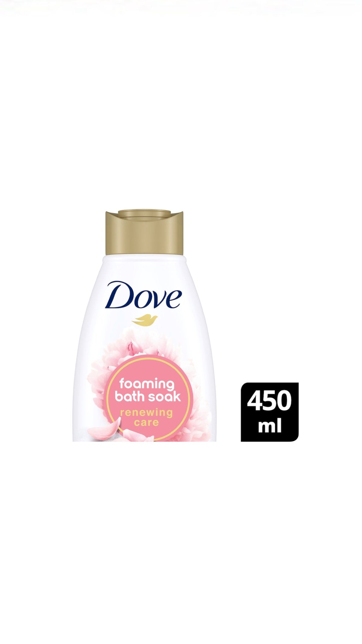 Dove Renewing Care Peony & Rose Bath Soak Bubble Bath 450ml