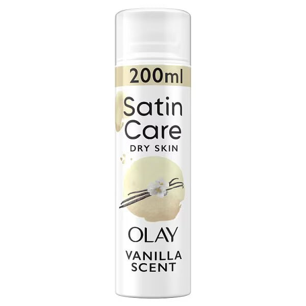 Satin Care Shave Gel, Vanilla Scent, 200ml