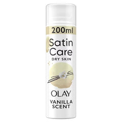 Satin Care Shave Gel, Vanilla Scent, 200ml