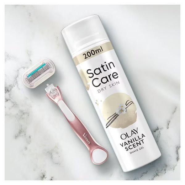 Satin Care Shave Gel, Vanilla Scent, 200ml