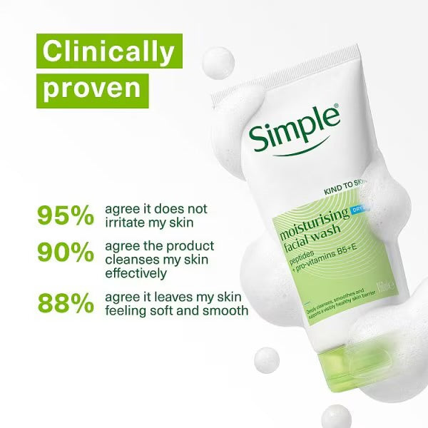 Simple Kind to Skin Moisturising Facial Wash 150ml