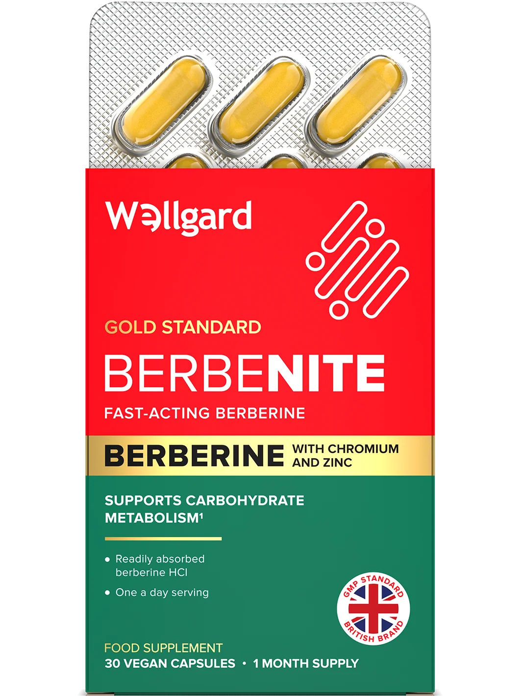 Fast-Acting Berberine HCL Capsules