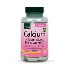 Holland & Barrett Calcium Magnesium Vitamin D & Zinc 120 Tablets