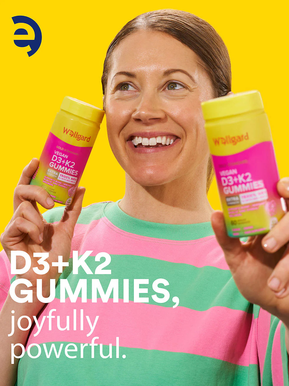Wellgard Vegan Vitamin D3 and K2 Gummies