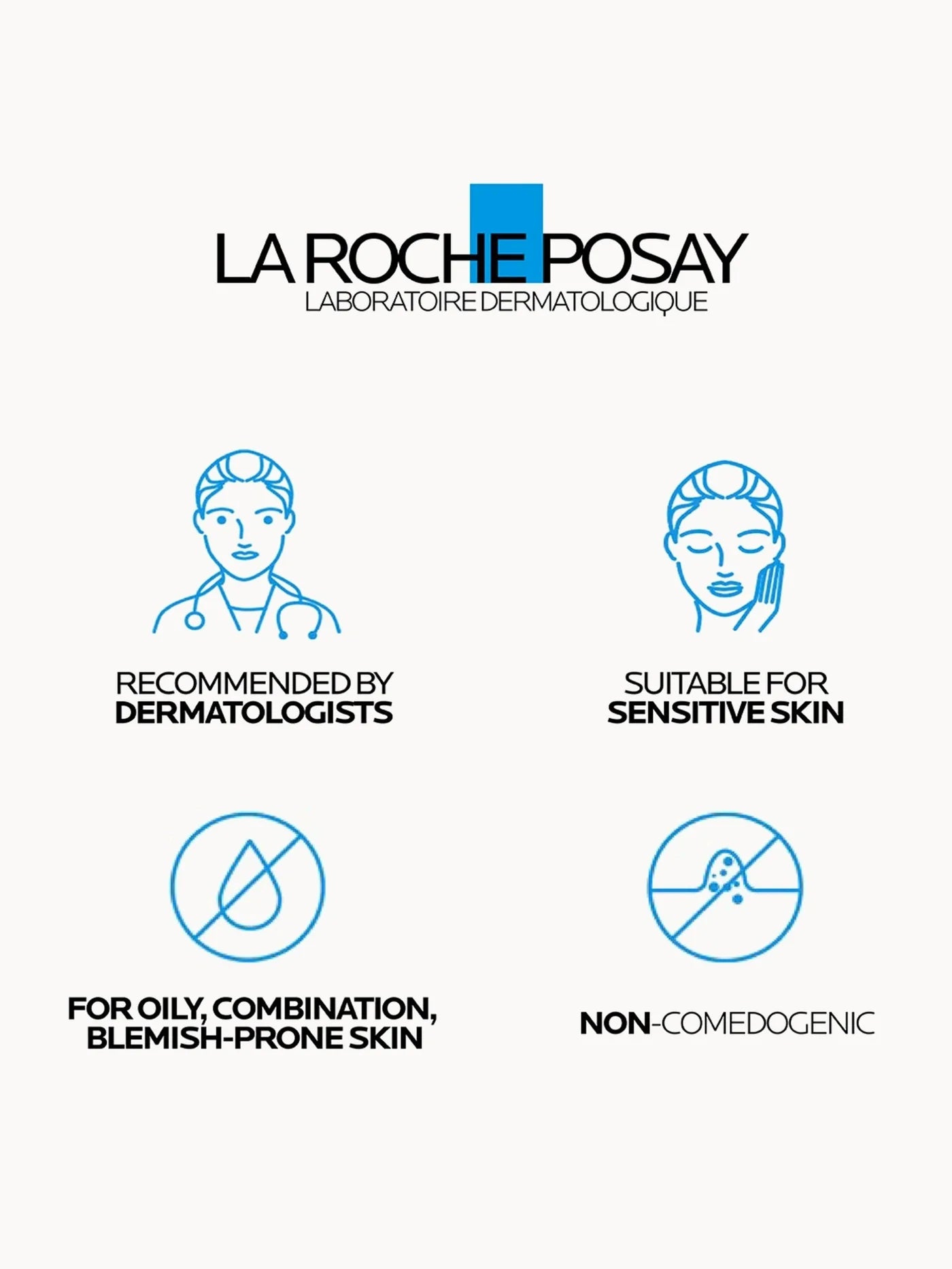 LA ROCHE-POSAY EFFACLAR PURIFYING FOAMING GEL CLEANSER FOR OILY, BLEMISH-PRONE SKIN 200ML