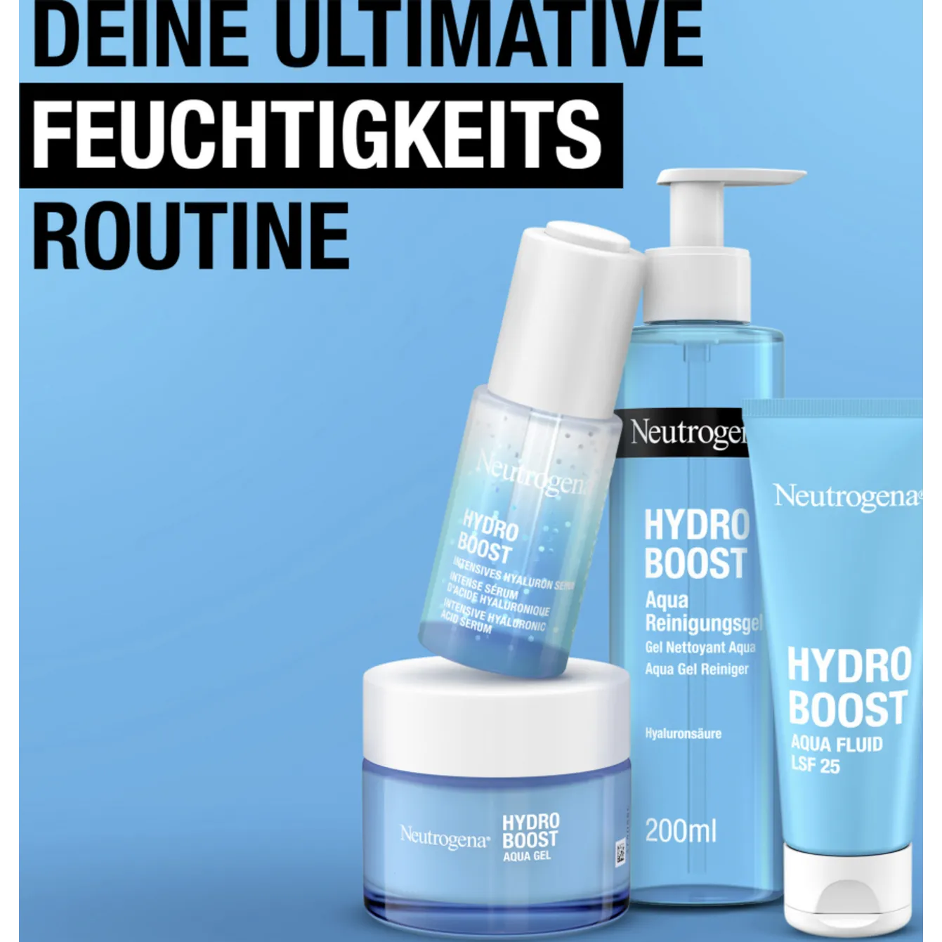 Neutrogena Hydro Boost Aqua Cleansing Gel 200 ml