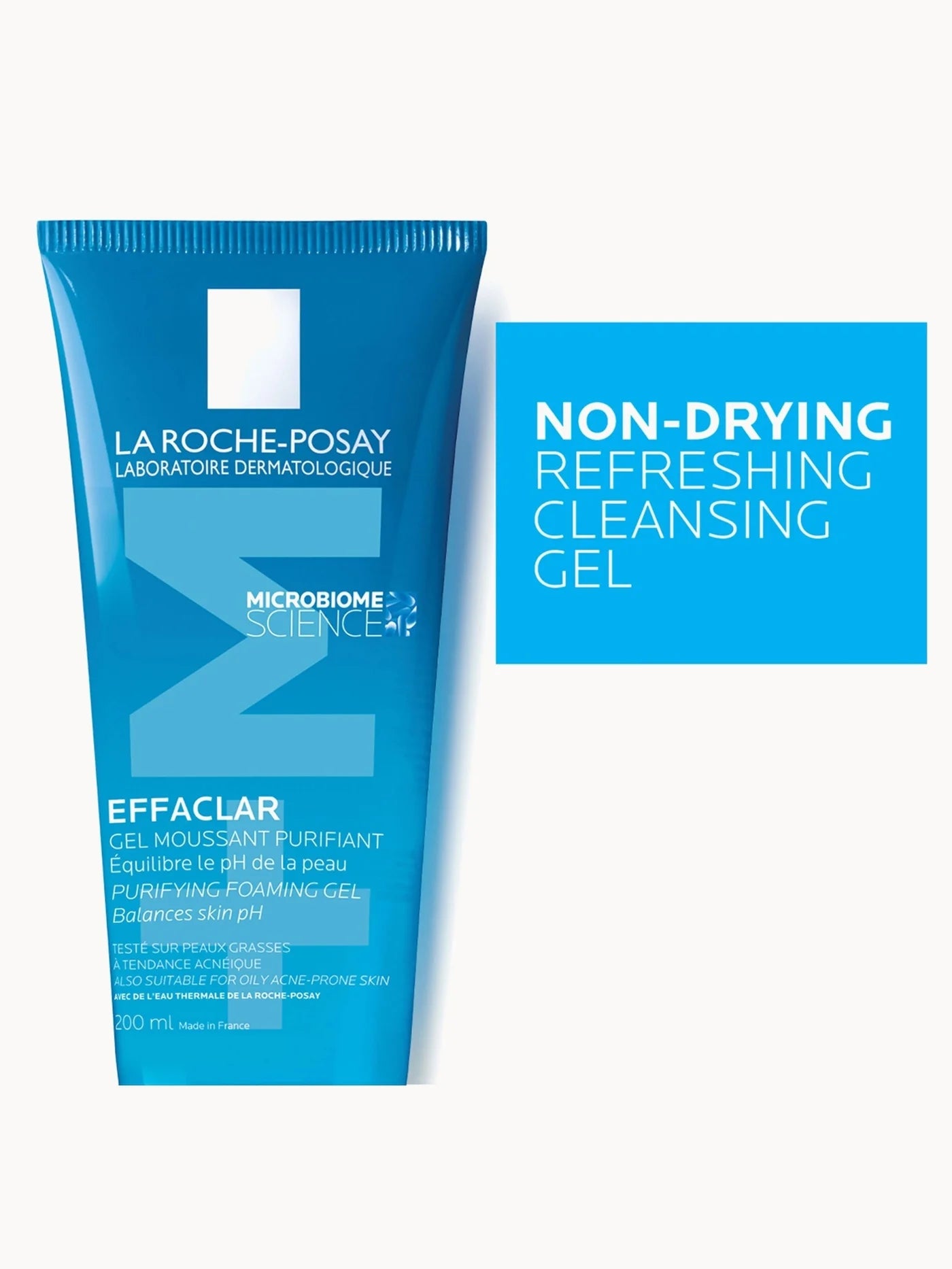 LA ROCHE-POSAY EFFACLAR PURIFYING FOAMING GEL CLEANSER FOR OILY, BLEMISH-PRONE SKIN 200ML