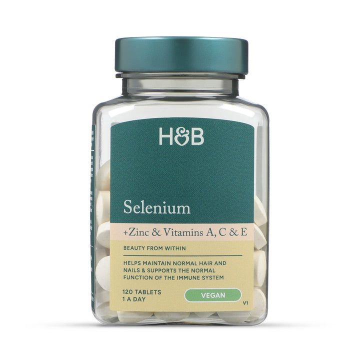 Holland & Barrett Selenium + Zinc & Vits A, C & E 120 Tablets
