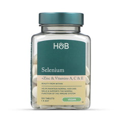 Holland & Barrett Selenium + Zinc & Vits A, C & E 120 Tablets