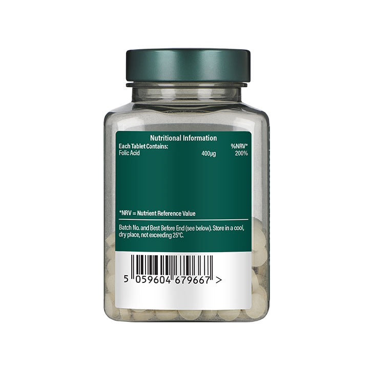 Holland & Barrett Folic Acid 400ug 180 Tablets