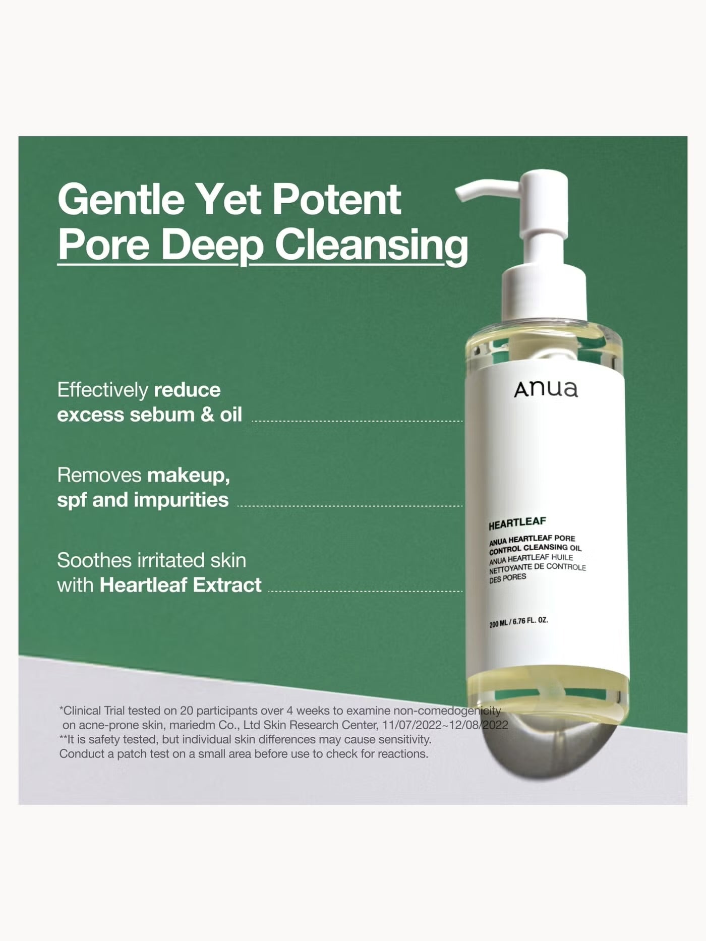 ANUA HEARTLEAF PORE CONTROL CLEANSING OIL 200ML