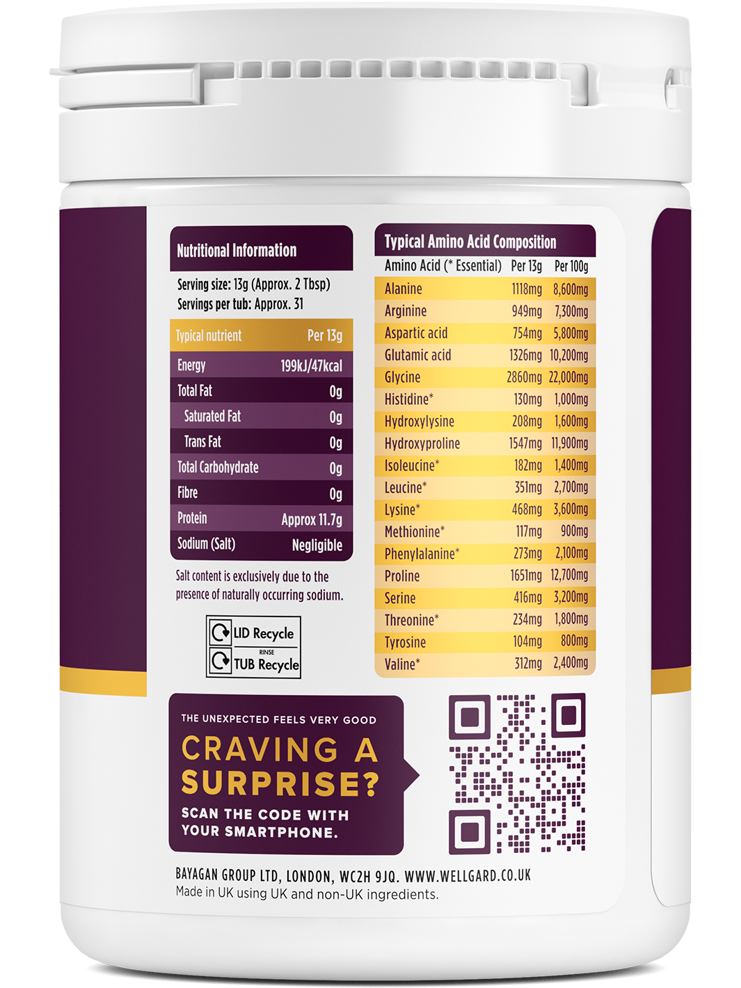 Wellgard Collagen Powder 400g