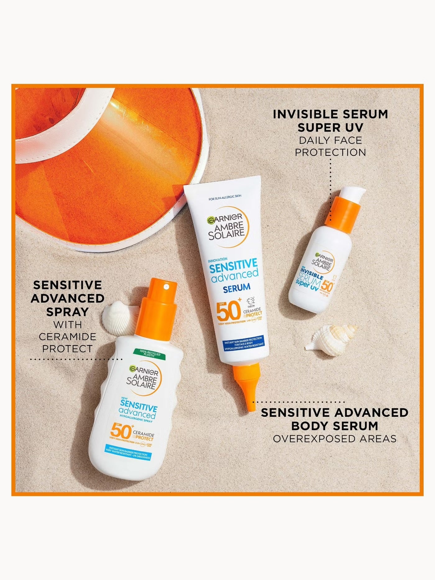 GARNIER AMBRE SOLAIRE SPF 50+ SUPER UV INVISIBLE FACE SERUM 30ML