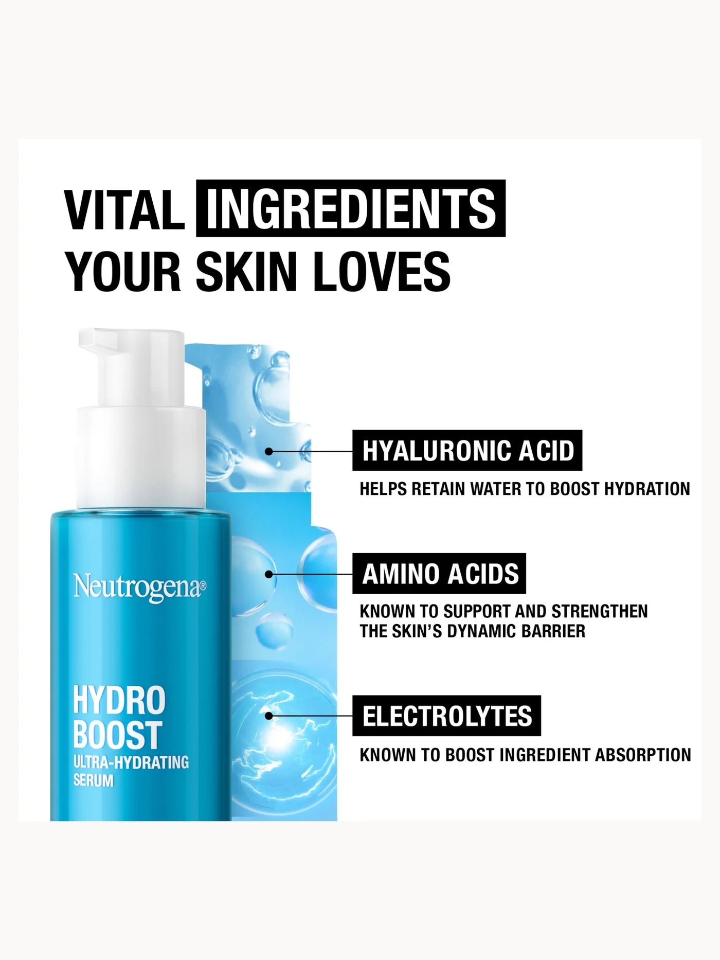 NEUTROGENA HYDRO BOOST ULTRA-HYDRATING SERUM 30ML