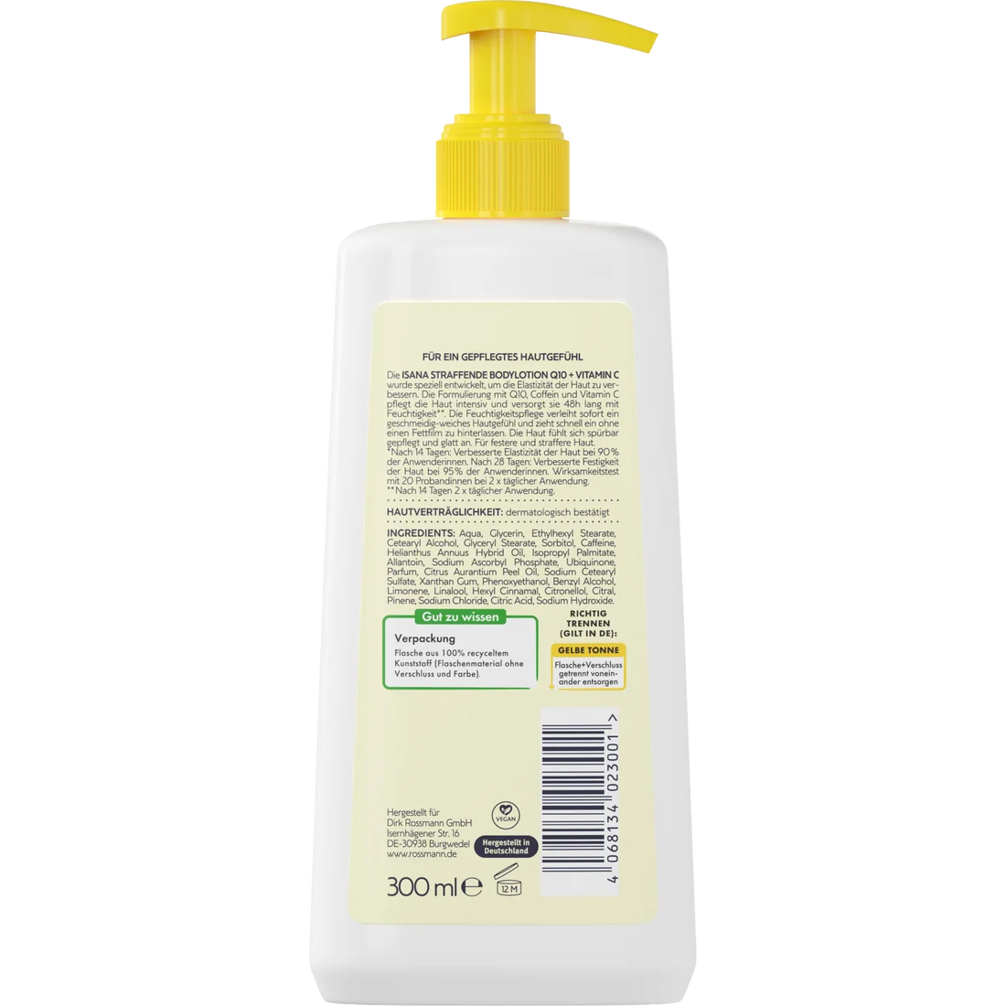 ISANA
Bodylotion Q10 mit Vitamin C