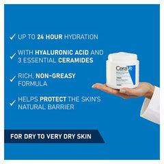 CeraVe Moisturising Cream Pot with Hyaluronic Acid & Ceramides 340g