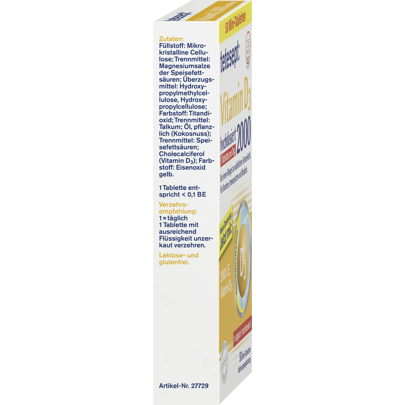 tetesept Vitamin D3 2000 High-Dose
