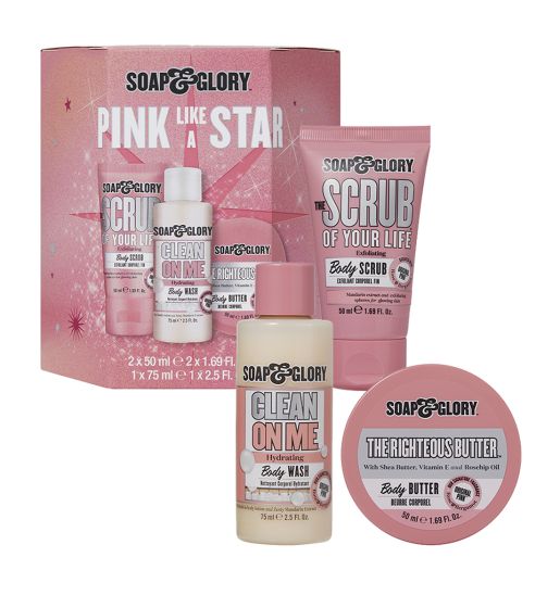 Soap & Glory
Soap & Glory Pink Gloriously 3 Piece Gift Set.