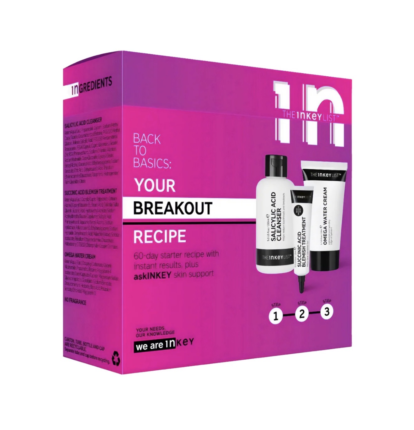 The Inkey List Back to Basics: Your Breakout Recipe